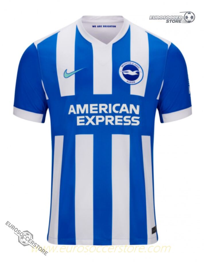 Brighton Hove Albion's 25-26 Home Jersey with FERGUSON 28 printing