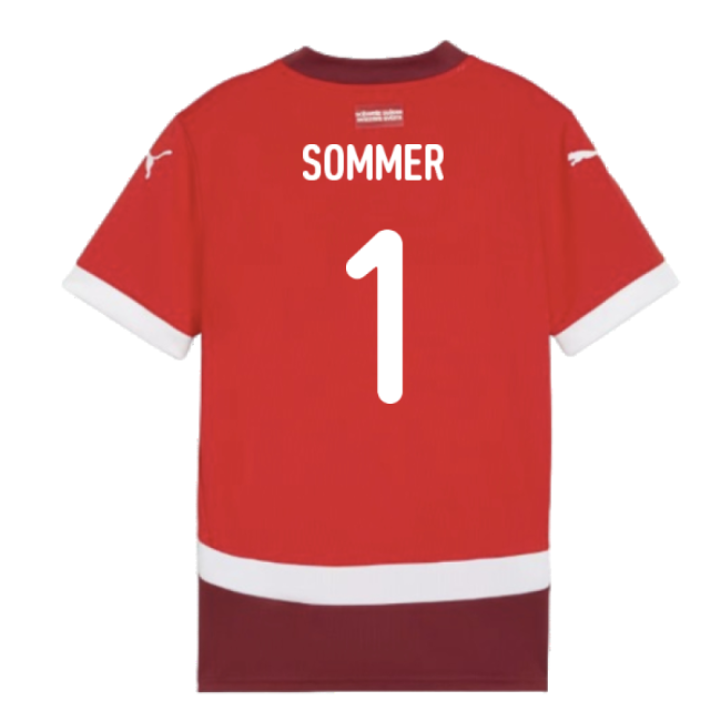 2024-2025 Switzerland Home Shirt for (Junior