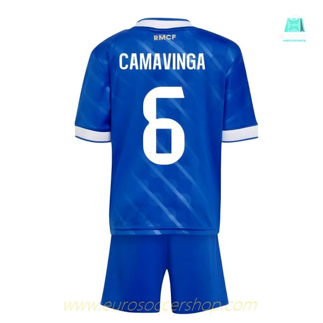 2025-2026 Real Madrid Third Youth Kit (Camavinga 6)