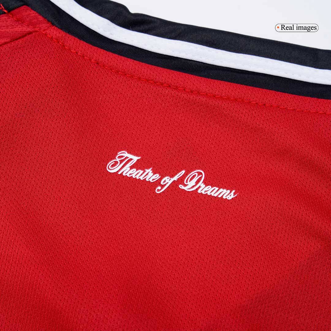 Manchester United Home Kids Soccer Jerseys Kit 2025/26