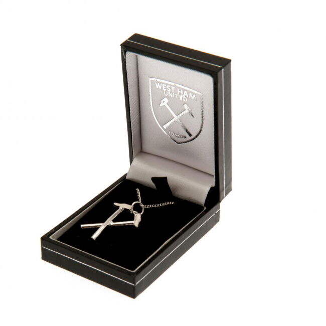 Premium West Ham West Ham United FC Sterling Silver Pendant & Chain HM