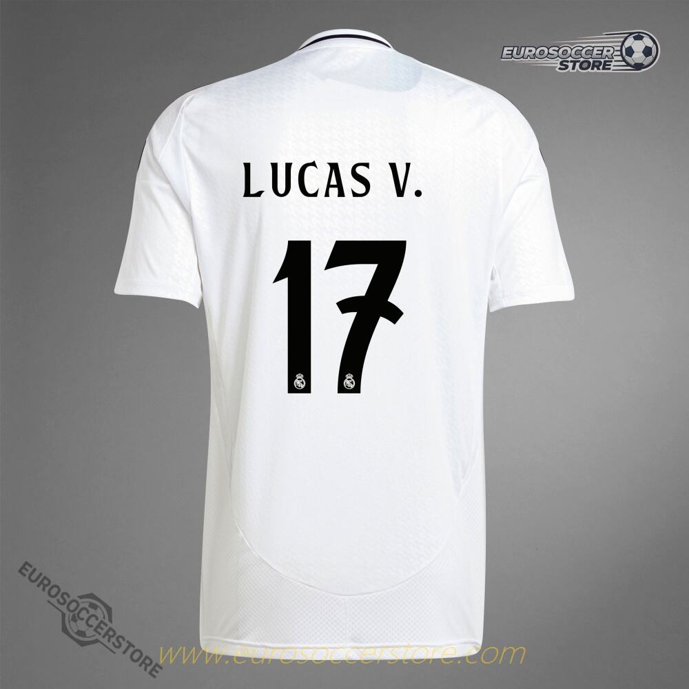 Lucas V.'s 24-25 Season Real Madrid Home Jersey (Version 17)