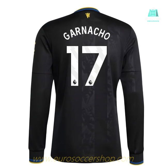 2025-2026 Man Utd Long Sleeve Third Shirt (Garnacho 17)