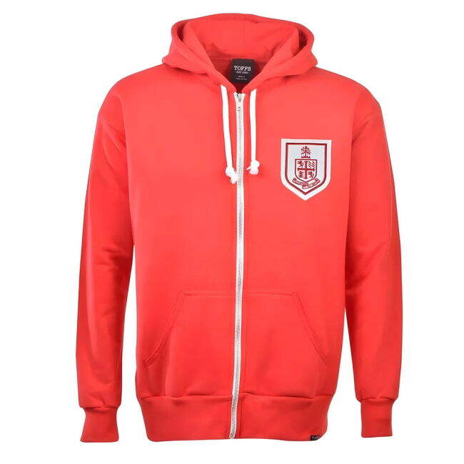 Vintage Bournemouth Zipped Hoodie - Red for Match Day Official Licensed Product