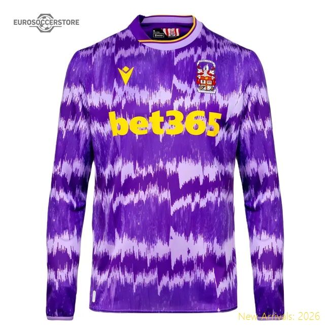 2025-2026 Stoke City Away Long Sleeve Shirt - Cost-effective