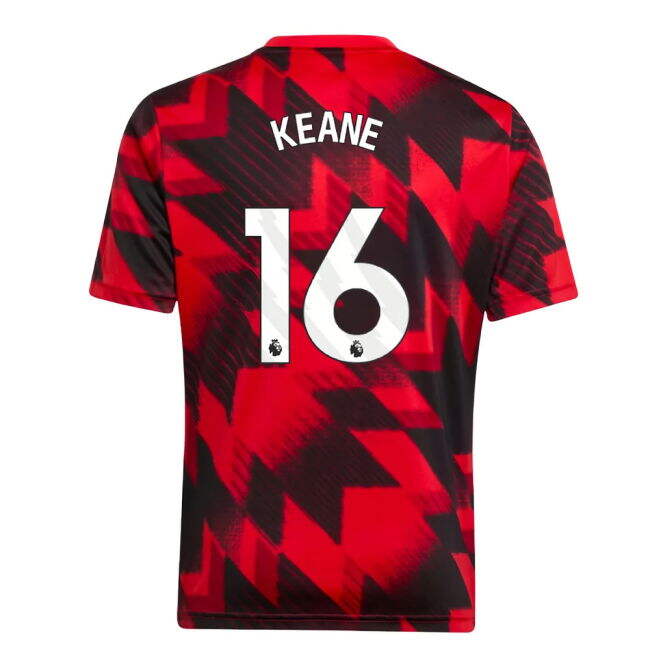 Premium Man Utd Keane 16 2025 2025-2026 Man Utd Pre-Match Shirt (Re...