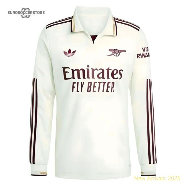 Official Third Arsenal Jersey 2025-2026 Moisture-wicking