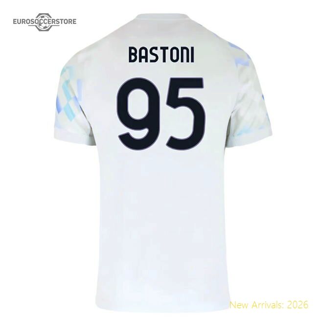 Pro-level Away Inter Milan Bastoni Jersey 2025-2026 Moisture-wicking