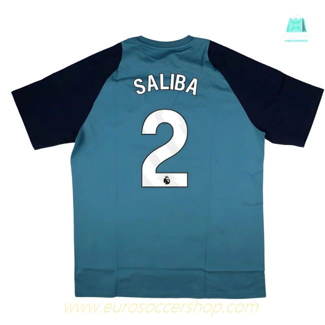 2025-2026 Arsenal Training Tee (Blanch Blue) (Saliba 2)