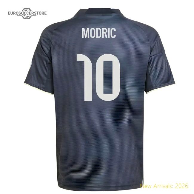 Premium 2025-2026 Real Madrid Road Jersey (kids) (modric 10)