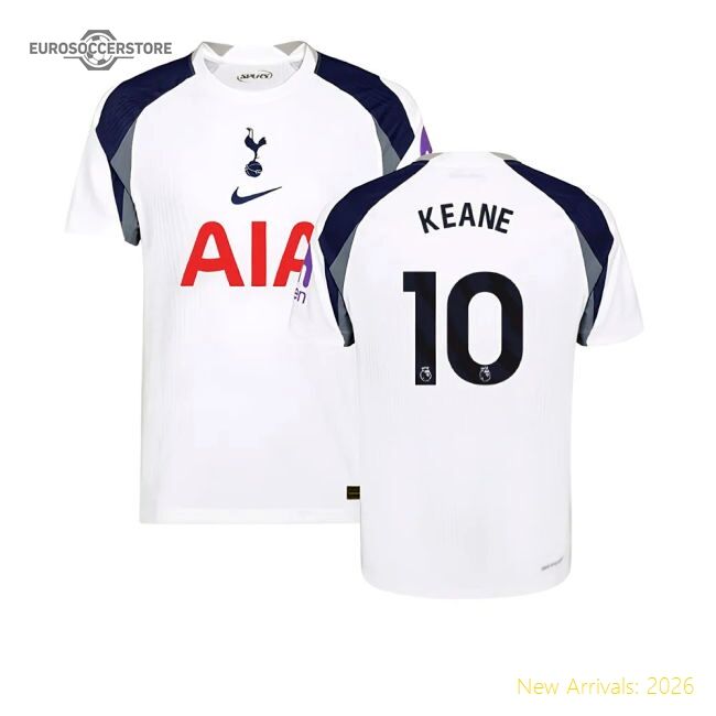 Premium-grade 2025-2026 Thfc Hotspur Authentic Home Shirt (keane 10)