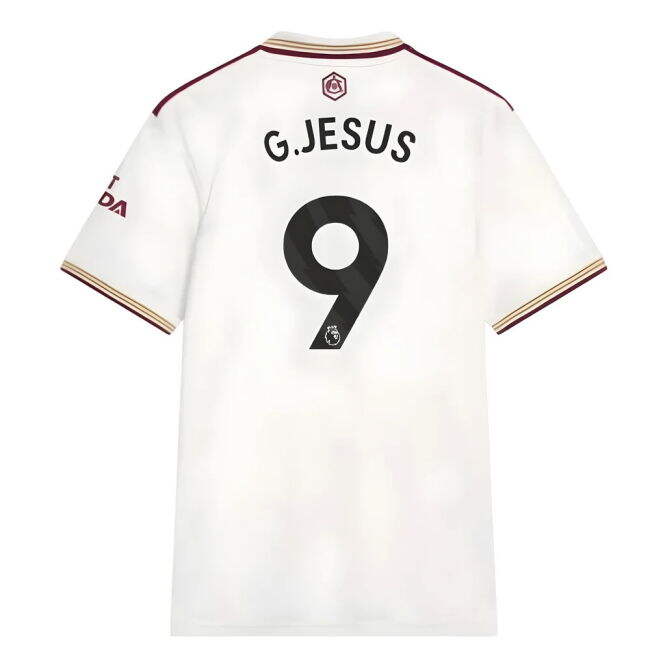 Pro-Level Discounted 2025-2026 ARS Third EPL Shirt - G.Jesus 9 Ad#992