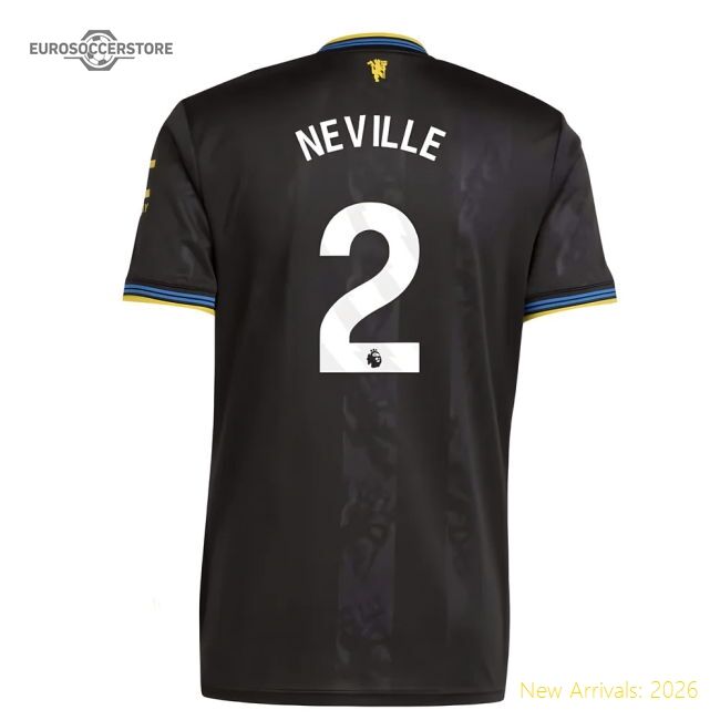 Premium 2025-2026 Manchester United Third Shirt (neville 2) - Premium