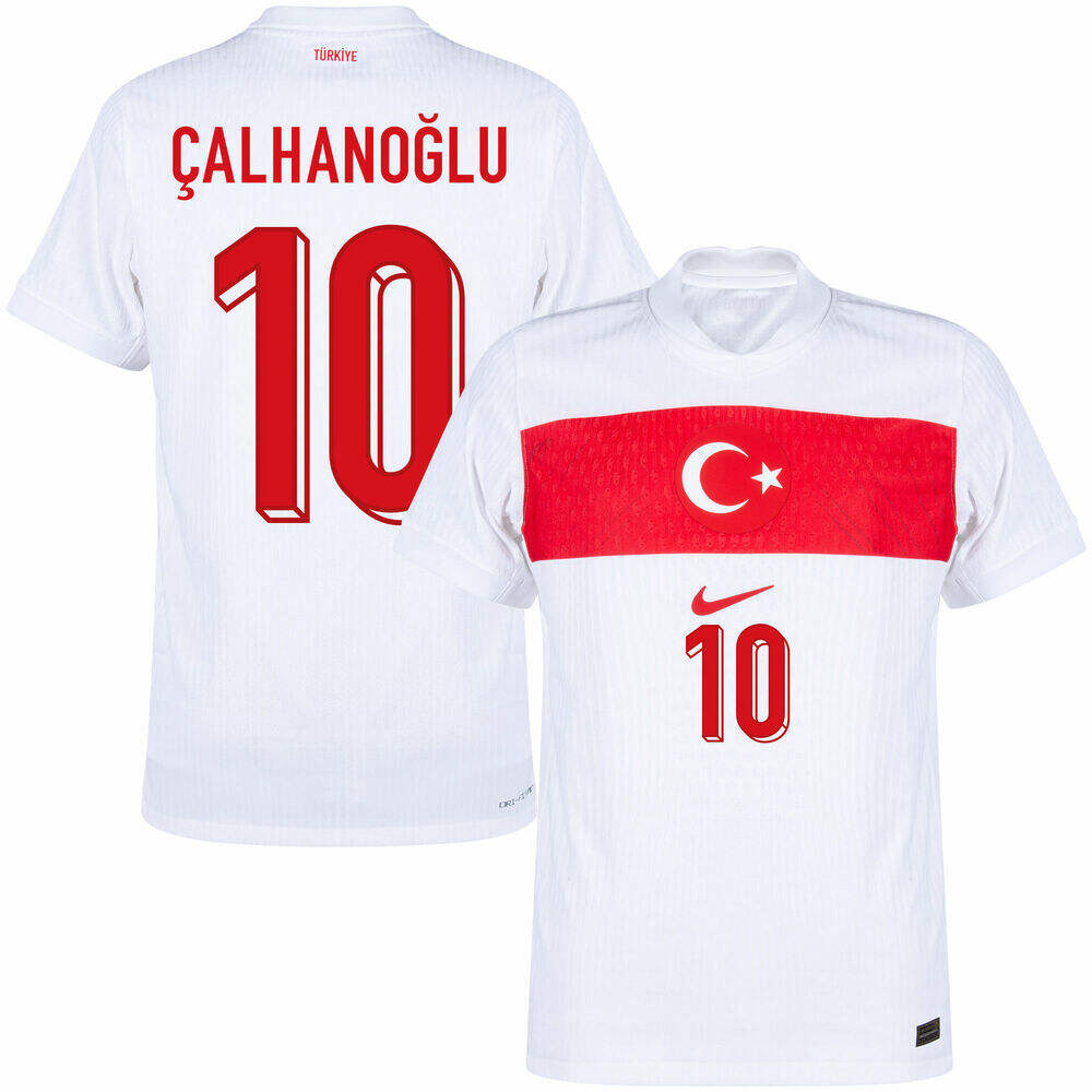 Türkiye Home Team Jersey 2024-25 Edition Calhanoglu
