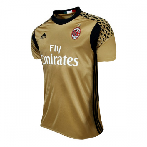 AC Milan Golden Goalkeeper 201617 Soccer Jersey Shirt - Official