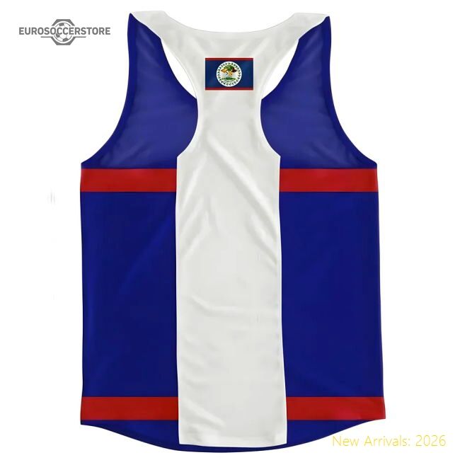 Premium Belize Flag Running Vest - Competitive Price - Official Design
