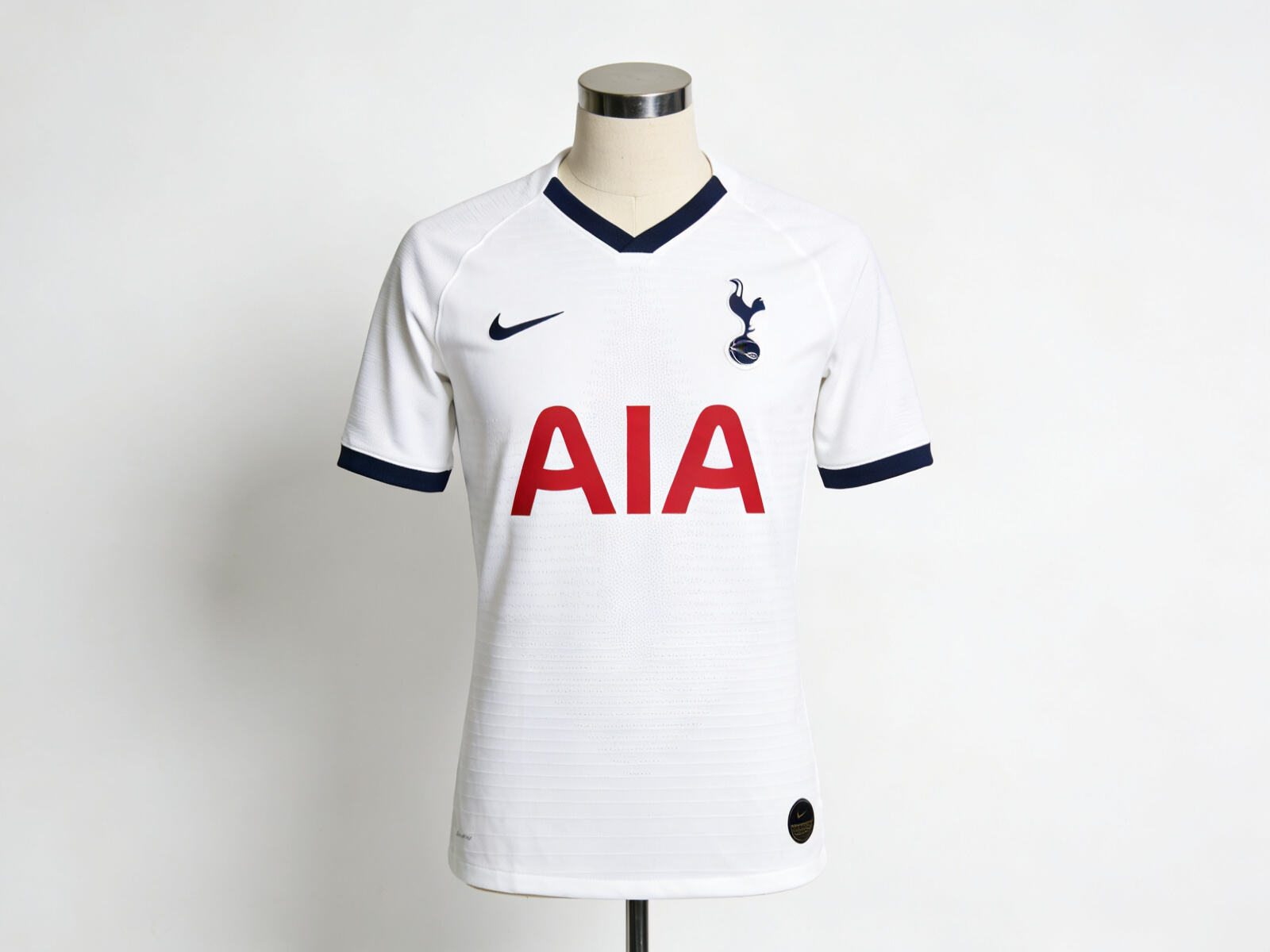 Clean, classic Tottenham Hotspur pure white home kit on display, representing tradition, elegance, and new beginnings in English football.