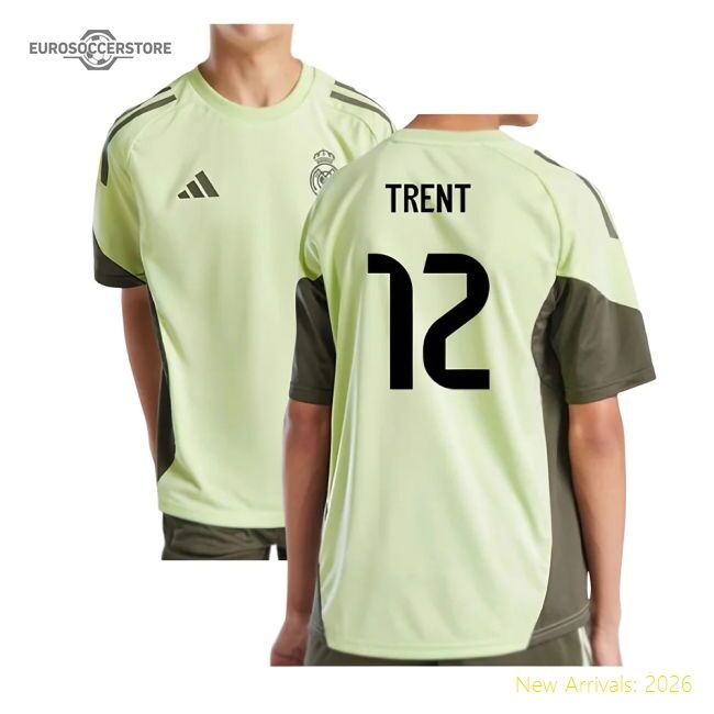 2025-2026 Real Madrid Training Jersey (almost Lime) - Kids (trent 12)