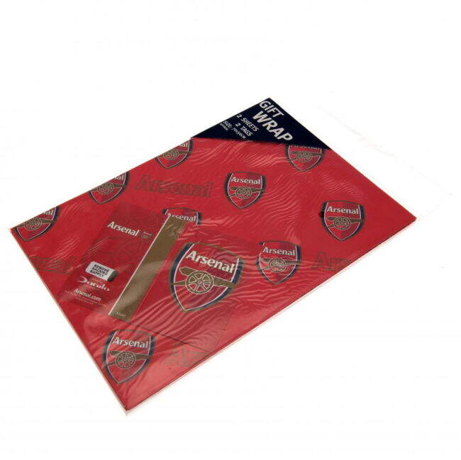 vintage Arsenal FC Crest Gift Wrap