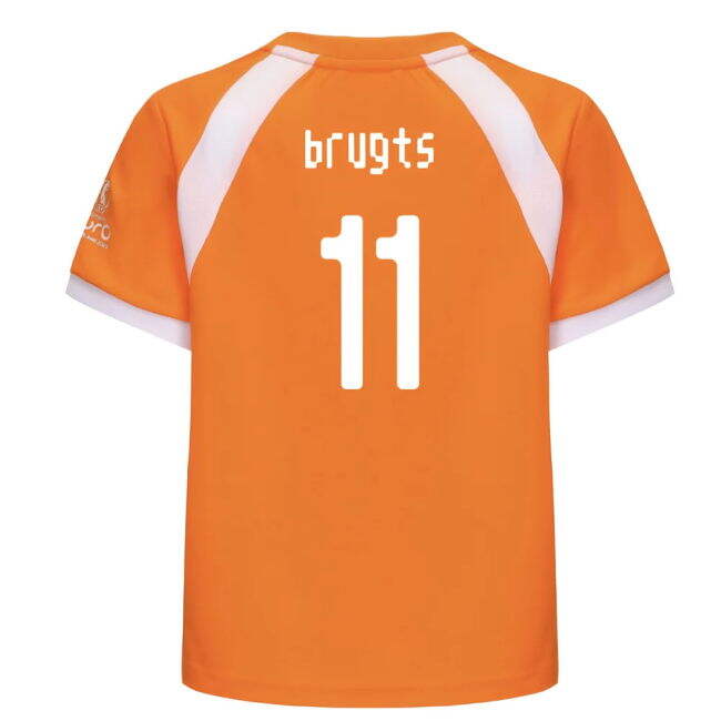 Kids Netherlands Main Team High Performance Home Player Jersey