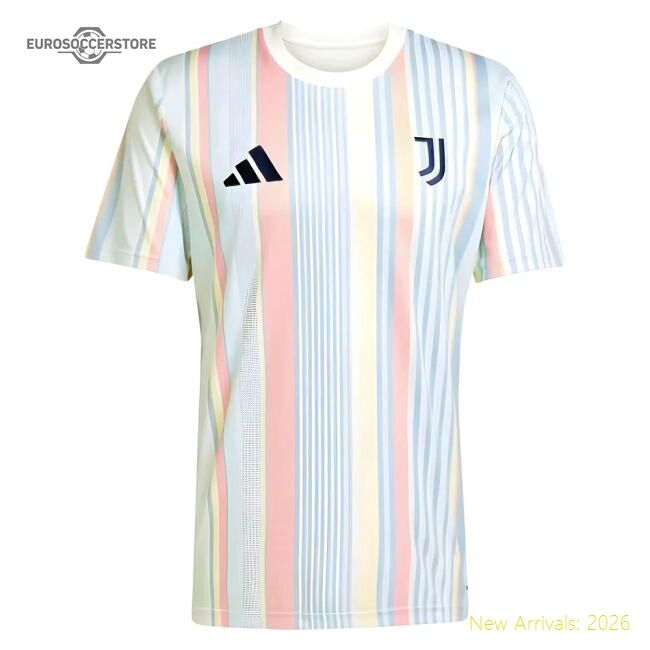 Top-grade 2025-2026 Juve Pre-match Shirt (white) - Supporter Edition