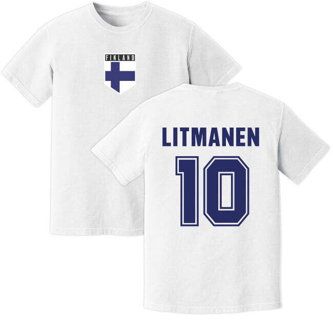 Authentic Replica Finland Training Fan Shirt for Adults