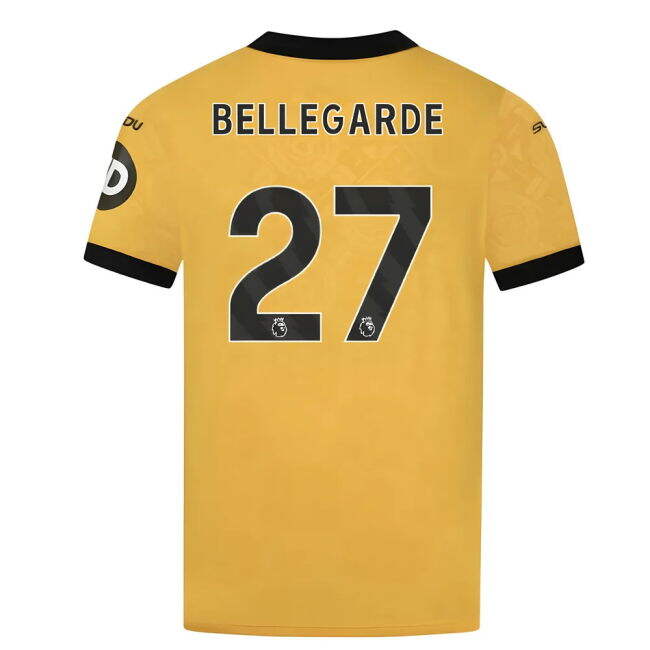 2025-2026 Wolves Home Jersey (Bellegarde 27)