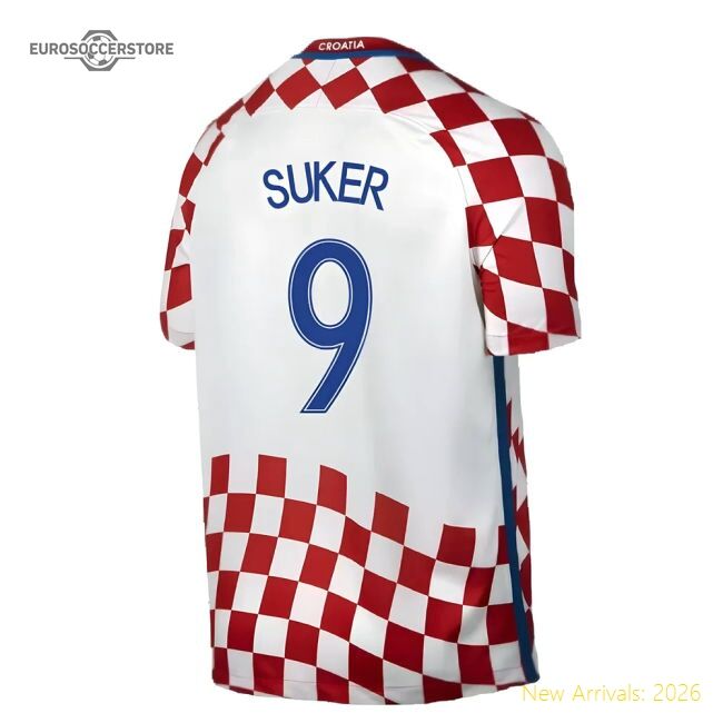 Top Croatia 2024-2025 Official Home Shirt Ventilation Slim