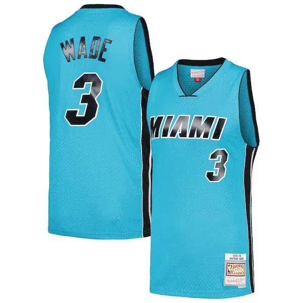Dwyane Wade MIA Swingman Jersey - official authentic-jersey - Blue
