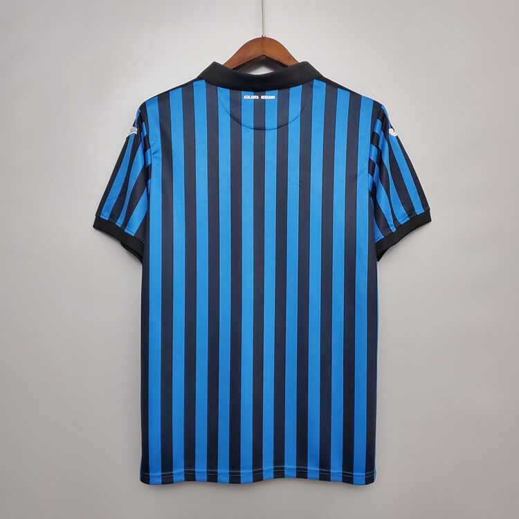 20-21 Atalanta-BC Home Blue Soccer Shirt Jersey - Official Replica