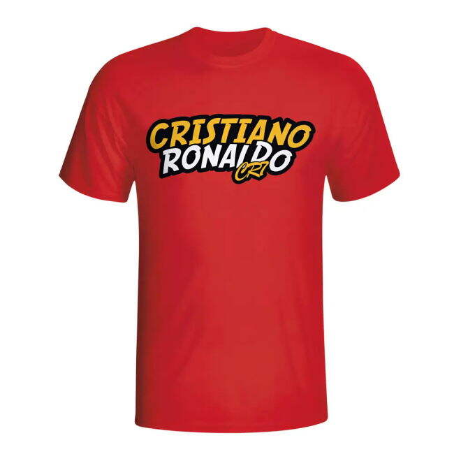 Ronaldo Football Team Durable Material Avid New Release Fan T-shirt
