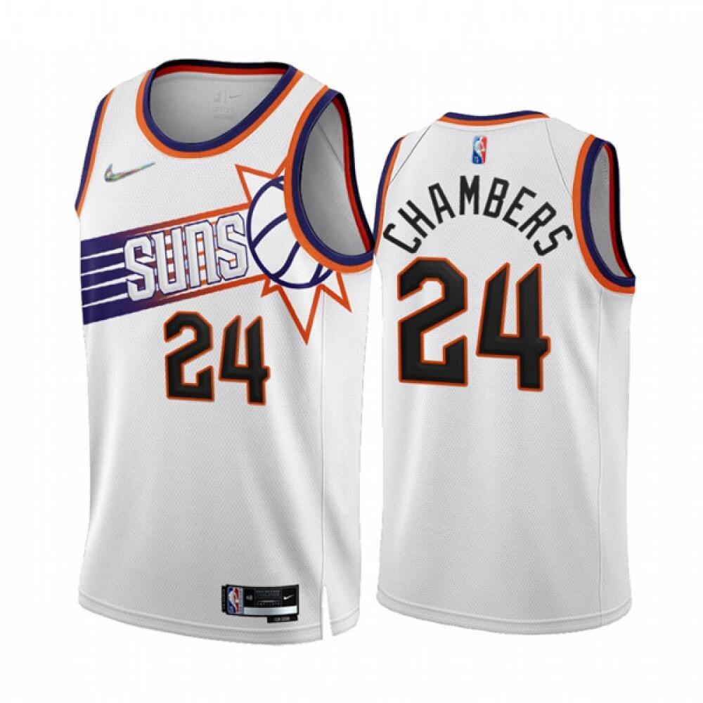 Top-Grade Men's Phoenix Suns #24 Tom White Basketball Jersey