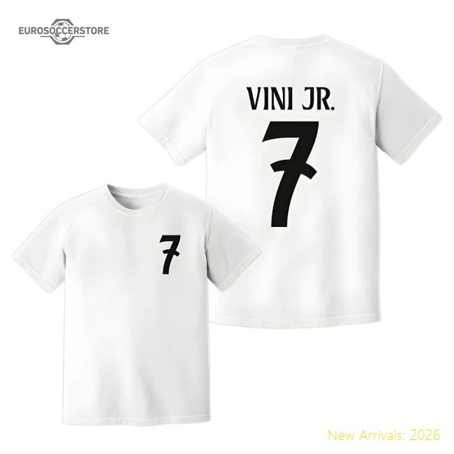 Vini Jr Real Madrid Hero Tee - Collectors Item - Unique Style