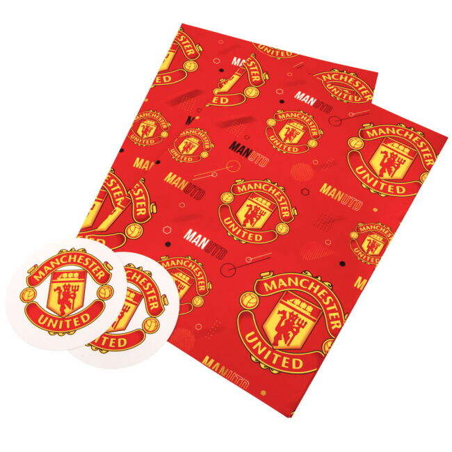 Women's Manchester United FC Text Gift Wrap