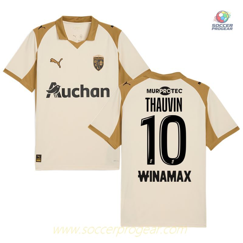 RC Lens Third Football Team Jersey 2025-2026 Season Thauvin
