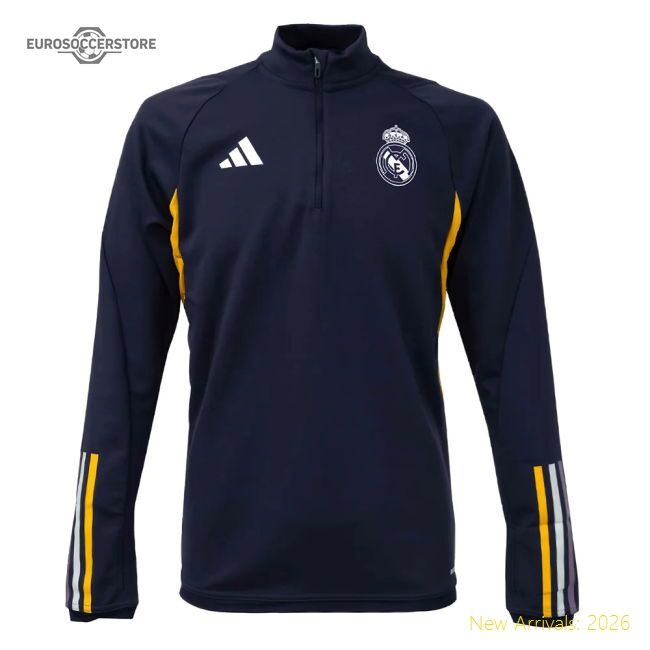 Premium-grade 2023-2024 Real Madrid Training Top (legend Ink)