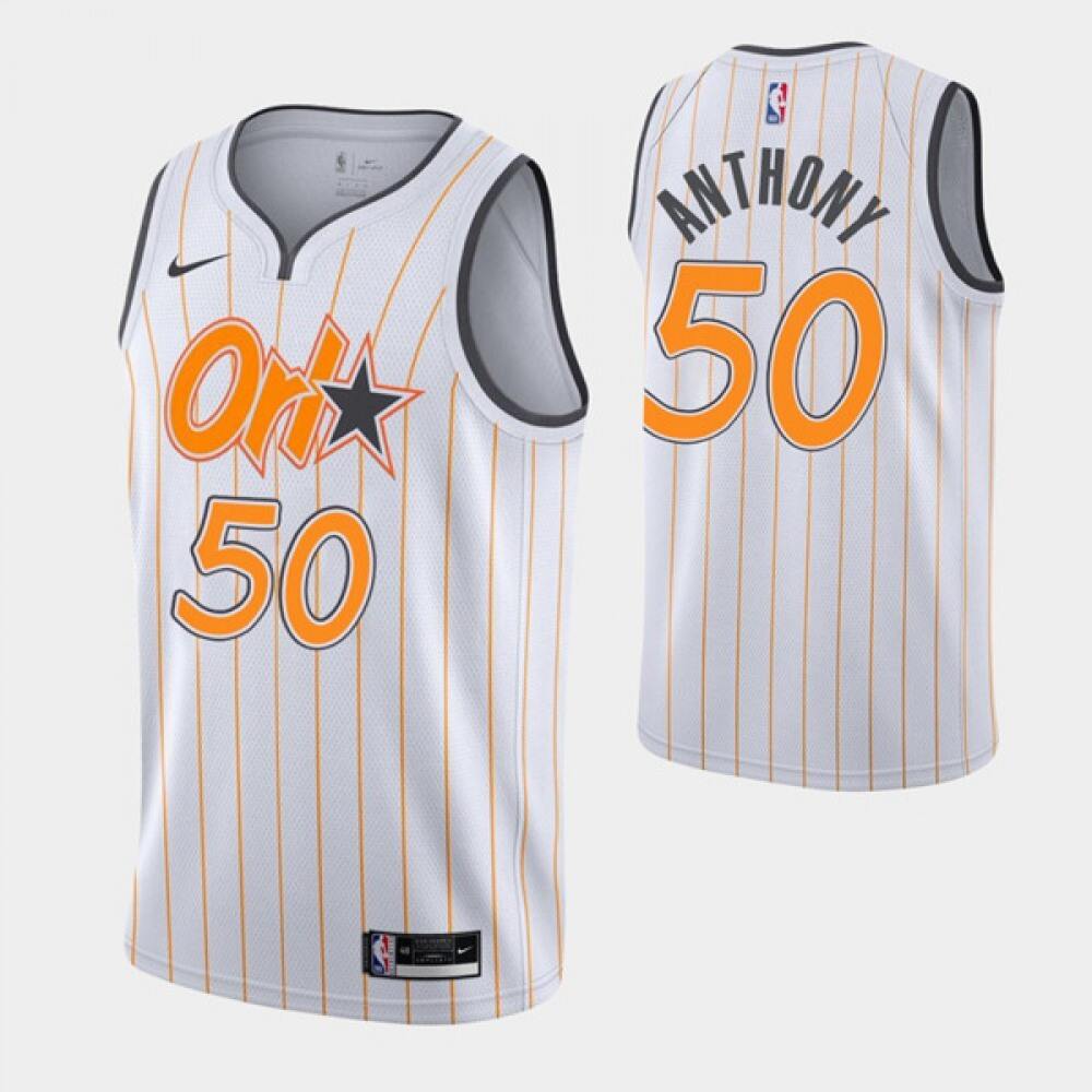 Collector's Item Men's Magic #50 Cole White Basketball Jersey