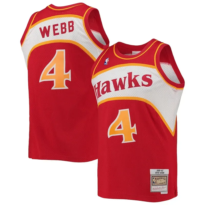 All-Star Spud Webb ATL NBA Jersey - Affordable Price - Fan Favorite