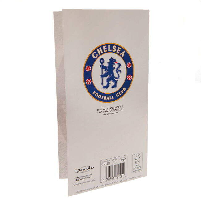 Chelsea FC Retro Jersey Birthday Card