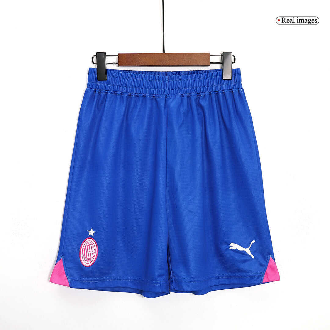 AC Milan Third Away Soccer Shorts 2023/24 Authentic Kit