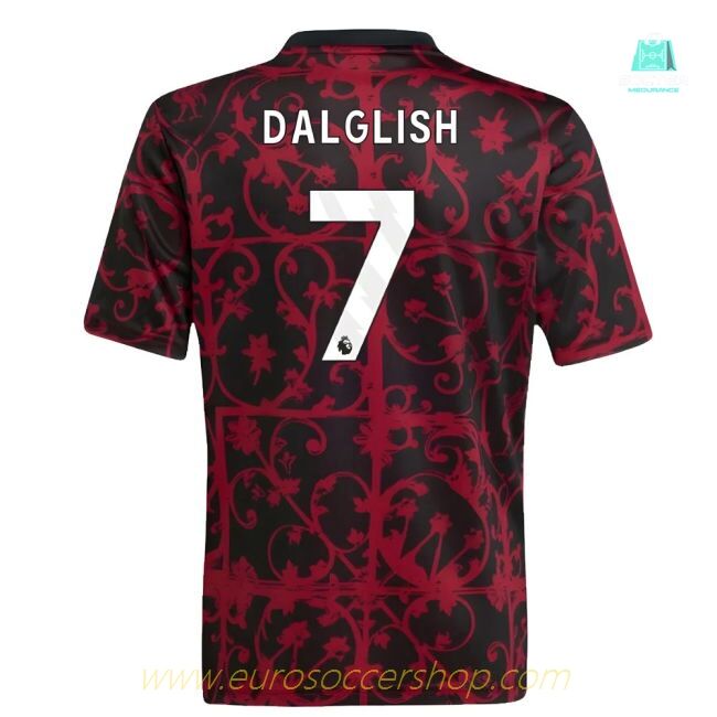 2025-2026 Liverpool Pre-Match Shirt (Black) - Kids (Dalglish 7)