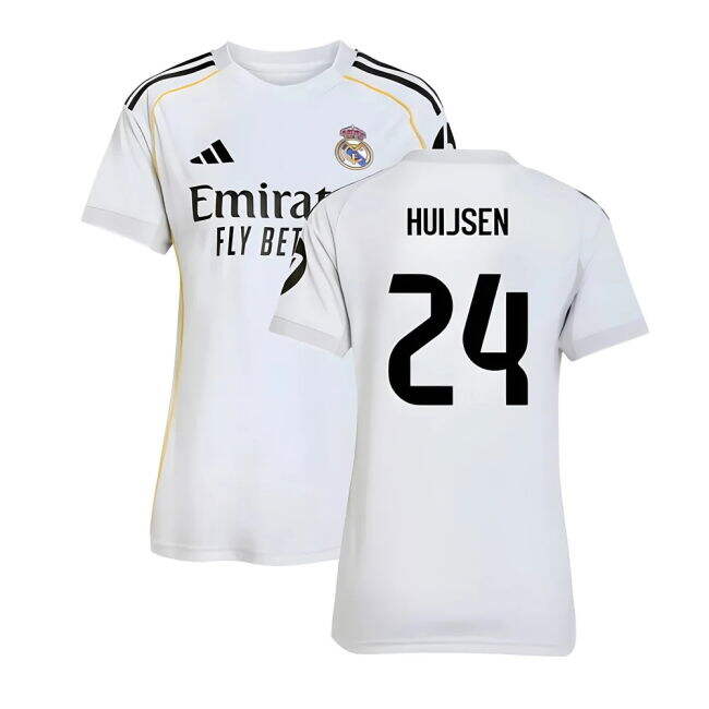 2025-2026 Camiseta Real Madrid Local Mujeres - Auténtica - Huijsen 24
