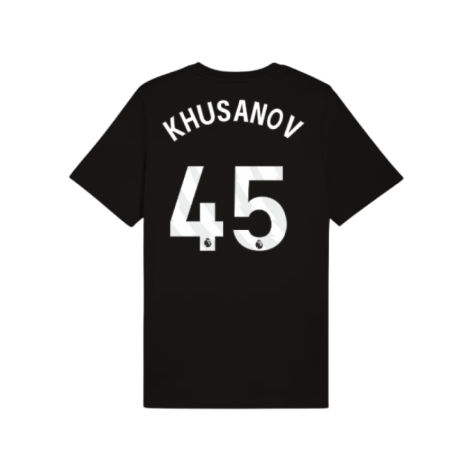 Man City 2025-20 Home Shirt Khusanov #45 L M S