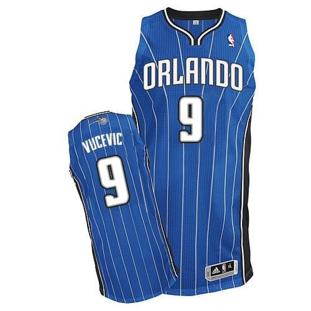 Premium Men's Orlando Magic #9 Nikola Blue Basketball Jersey