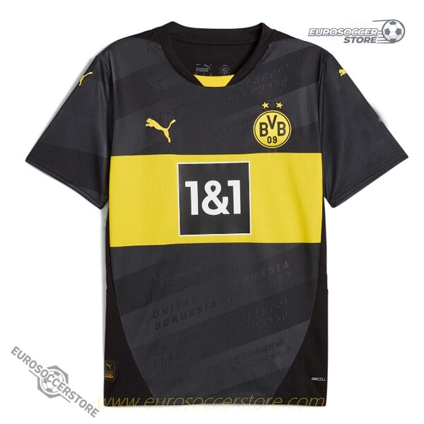 Dortmund's 24-25 Away Football Jersey for Borussia Dortmund Team