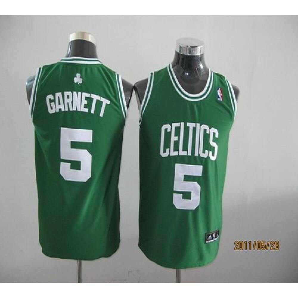 Classic 5 Green Jersey - - Basketball Fan Gear