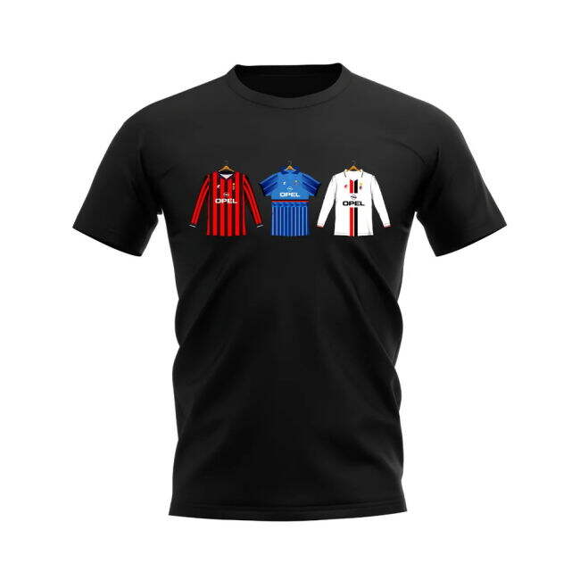 AC Milan Retro T-shirt 1995-1996 Shirt - (Adult