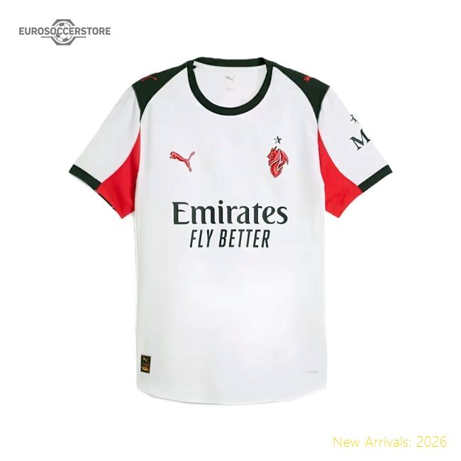 High-quality 2025-2026 Ac Milan Authentic Away Shirt - Match Quality