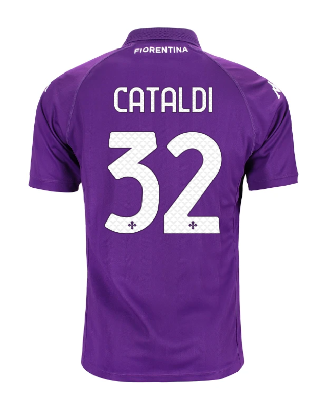 Fiorentina 24-25 Season Home CATALDI 32 Football Jersey