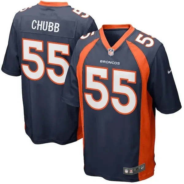 None Bradley Chubb Game Jersey - Navy | NFL Player Jersey | NFL Footba